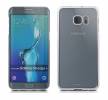 Samsung Galaxy S6 Edge + G928F - Remax Clear Slim Plastic Back Cover Case Clear/Silver